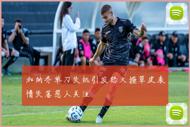 加纳乔单刀失机引发怒火捶草皮表情失落惹人关注